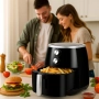 Уред за готвене с горещ въздух Royalty Line RL-AF1500.37D - Air Fryer 5L, снимка 4