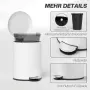 Кошче за боклук HOMCOM 20L с педал, снимка 9