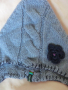 Лилава плетена шапка, снимка 1