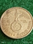 Сребърна монета 5 райхсмарки 1936г. Германия Трети Райх с Свастика за КОЛЕКЦИОНЕРИ 54394, снимка 1