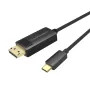 USB C към DisplayPort кабел 6FT Съвместим с iPhone 16 15 Pro Max Plus MacBook , снимка 1