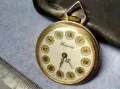 LUCERNE SWISS MADE Стар ОРНАМЕНТИРАН ЛЕКСОЗЕН ПОЗЛАТЕН ДЖОБЕН ЧАСОВНИК със СРЕБЪРЕН КАПАК 50136, снимка 10
