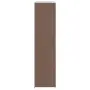 vidaXL Текстилен гардероб с отделения и летви, 45 x 150 x176 см, кафяв, снимка 5