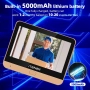 iTenen 3.0MP цифрова шпионка с вградена батерия 5000mAh и 32GB MicroSD, безжична с 4.3" цветен екран, снимка 5