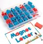 Магнитни букви Coogam 208 бр с магнитна дъска Английската азбука в кутия за съхранение , снимка 1 - Образователни игри - 39401541