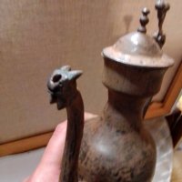 Много Стар ритуален съд -ковано желязо, снимка 2 - Антикварни и старинни предмети - 38471902