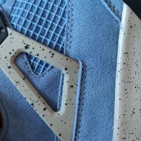 Нови Оригинални Обувки Nike Air Jordan 4 University Blue Размер 42.5 Кецове Сини Маратонки 27см uk8, снимка 8 - Кецове - 40430183