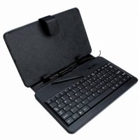 Калъф за таблет с клавиатура 7” micro USB и USB, снимка 1 - Таблети - 31448932