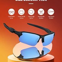 Нови 2 броя Поляризирани слънчеви очила с UV защита Шофиране Спорт Риболов, снимка 4 - Слънчеви и диоптрични очила - 42030485