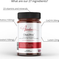 ObsUltra – витамини преди забременяване и бременност  – 27 съставки, снимка 2 - Хранителни добавки - 42743249