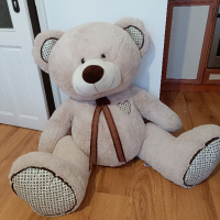 Голям плюшен мечок, снимка 3 - Плюшени играчки - 44736315