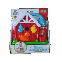 Бебешко пиано-къща със звуци на животни и мелодии, снимка 1 - Музикални играчки - 38229472