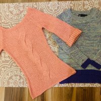 Лот 2 бр маркови пуловери, размер S, снимка 1 - Блузи с дълъг ръкав и пуловери - 42877951