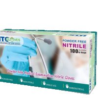 HTC nitrile gloves 100 броя - плътни нитрилни ръкавици без талк, снимка 1 - Друго оборудване - 40582307