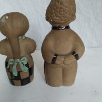 две керамични статуетки-авторски, снимка 4 - Антикварни и старинни предмети - 34974453