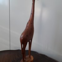 Дърворезба жираф, снимка 4 - Статуетки - 31851792