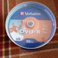 Verbatim DVD-R, 4.7 GB, 16x, AZO покритие, 50 броя в шпиндел, снимка 3 - DVD дискове - 37995173