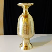 Великолепна британска бронзова ваза 30 см. , снимка 11 - Вази - 29420833