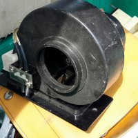 български монофазен вентилатор охлюв турбина на 220 волта, снимка 1 - Електродвигатели - 29118342