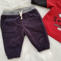 Джинси Zara и блуза Мики Маус 3-6 месеца - ватирани, снимка 3 - Бебешки блузки - 30628696