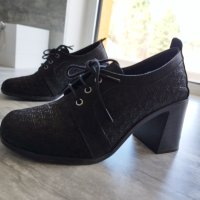 Дамски есенни обувки от естествена кожа-37 , снимка 1 - Дамски ежедневни обувки - 42489145
