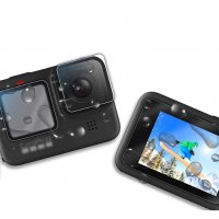 Стъклен протектор GARV™ за GoPro Hero 9/10/11 Black, За двата екрана и обектива, снимка 2 - Чанти, стативи, аксесоари - 30191350