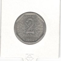France-2 Francs-1980-KM# 942.1, снимка 3 - Нумизматика и бонистика - 42876707