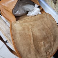 Естествена кожа чанта, през рамо, ефектна!!, снимка 8 - Чанти - 37562444