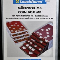 Leuchtturm MB кутия за монети, различни размери, снимка 2 - Нумизматика и бонистика - 35324061