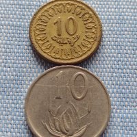 Две монети 10 ранд 1965г. Южна Африка/ Красива Арабска монета 41104, снимка 1 - Нумизматика и бонистика - 42803888