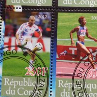 Пощенски марки чиста комплектна серия Олимпиада Лондон 2012г. Пощта Република Конго - 22463, снимка 6 - Филателия - 36663758