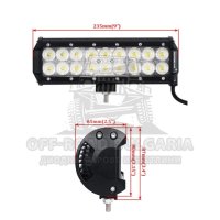 2 БРОЯ LED BAR БАР Прожектор 23 см 54W 12V/24V, снимка 2 - Аксесоари и консумативи - 40394652