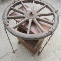  Колело от  каруца със синджири за полилей - 52 см. диаметър, снимка 5 - Други - 30245193