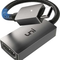 uni USB C към 4K HDMI адаптер, HDMI към USB-C (Thunderbolt 3/4) HDMI конвертор, за MacBook Pro/Air, , снимка 1 - Кабели и адаптери - 40517439
