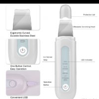 Ултразвуков уред за почистване и пилинг Ultrasonic ion cleaner, снимка 2 - Друга електроника - 31009295