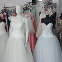 ултра сияеща сватбена рокля с обем, снимка 10 - Сватбени рокли - 39109965