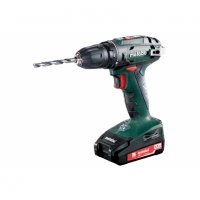 Акумулаторен двускоростен винтоверт Metabo BS 18, 18 V, 1.5 Ah, 24/48 Nm, с 2 батерии, зарядно устро, снимка 1 - Винтоверти - 35334862