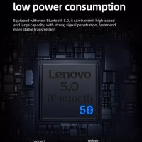 Безжични слушалки Lenovo HE05 Pro Bluetooth 5.0, снимка 9 - Слушалки, hands-free - 38094165