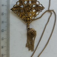 Масивно позлатен накит колие , снимка 12 - Антикварни и старинни предмети - 40512758