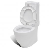 Комплект тоалетна чиния и биде, бял, снимка 6 - Други стоки за дома - 37840264