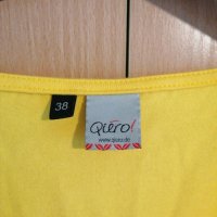 Дамска жълта блуза , снимка 2 - Тениски - 37326228