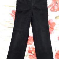 Мъжки юношески панталон черни кадифени джинси размер S-М, снимка 2 - Панталони - 31692587