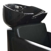 Измивна колона в черно с изчистен дизайн M600 - 8% Отстъпка, снимка 2 - Фризьорски столове - 37426526
