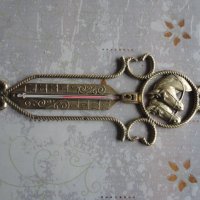 Уникален бронзов термометър с коне , снимка 6 - Други стоки за дома - 39948567