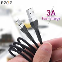 НОВ висококачествен кабел зарядно за бързо зареждане от USB към USB Type C НАЛИЧНО!!!, снимка 5 - USB кабели - 31900153