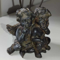 Декоративна фигурка на ангелчета, снимка 3 - Антикварни и старинни предмети - 44632233