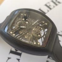 Уникален часовник Franck Muller Vanguard Carbon механичен клас 6А+, снимка 3 - Мъжки - 30281718