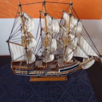 модел на ветроходен кораб, снимка 4 - Колекции - 42292699