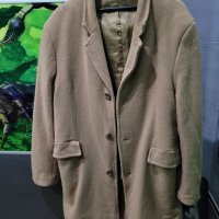 CONWELL вълнено бежево  мъжко палто, снимка 5 - Палта - 39267420