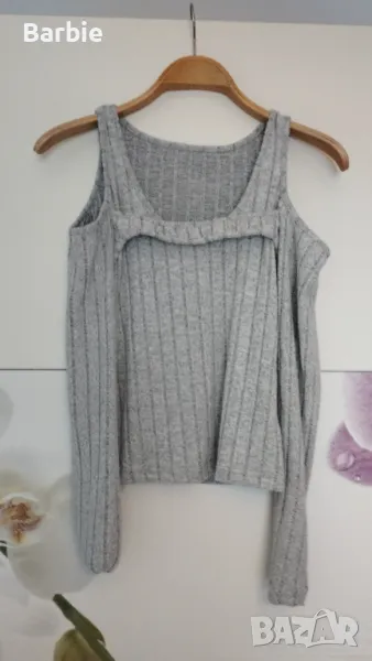 Дамска блуза с голи рамене, снимка 1